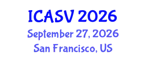 International Conference on Animal Sciences and Veterinary (ICASV) September 27, 2026 - San Francisco, United States