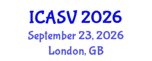 International Conference on Animal Sciences and Veterinary (ICASV) September 23, 2026 - London, United Kingdom