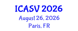 International Conference on Animal Sciences and Veterinary (ICASV) August 26, 2026 - Paris, France