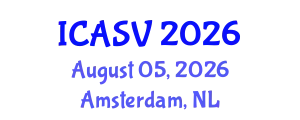 International Conference on Animal Sciences and Veterinary (ICASV) August 05, 2026 - Amsterdam, Netherlands