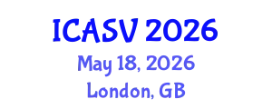 International Conference on Animal Sciences and Veterinary (ICASV) May 18, 2026 - London, United Kingdom