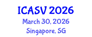 International Conference on Animal Sciences and Veterinary (ICASV) March 30, 2026 - Singapore, Singapore