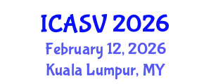 International Conference on Animal Sciences and Veterinary (ICASV) February 12, 2026 - Kuala Lumpur, Malaysia