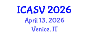 International Conference on Animal Sciences and Veterinary (ICASV) April 13, 2026 - Venice, Italy