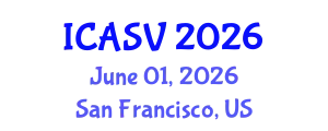 International Conference on Animal Sciences and Veterinary (ICASV) June 01, 2026 - San Francisco, United States