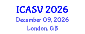 International Conference on Animal Sciences and Veterinary (ICASV) December 09, 2026 - London, United Kingdom