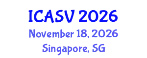 International Conference on Animal Sciences and Veterinary (ICASV) November 18, 2026 - Singapore, Singapore