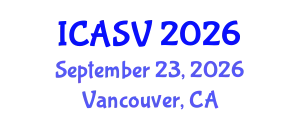International Conference on Animal Sciences and Veterinary (ICASV) September 23, 2026 - Vancouver, Canada