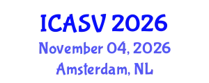 International Conference on Animal Sciences and Veterinary (ICASV) November 04, 2026 - Amsterdam, Netherlands