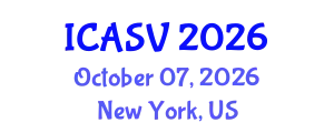 International Conference on Animal Sciences and Veterinary (ICASV) October 07, 2026 - New York, United States
