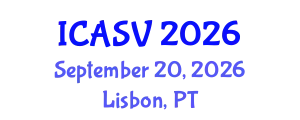 International Conference on Animal Sciences and Veterinary (ICASV) September 20, 2026 - Lisbon, Portugal