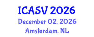 International Conference on Animal Sciences and Veterinary (ICASV) December 02, 2026 - Amsterdam, Netherlands