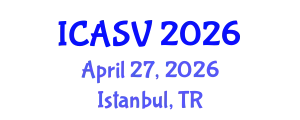 International Conference on Animal Sciences and Veterinary (ICASV) April 27, 2026 - Istanbul, Turkey