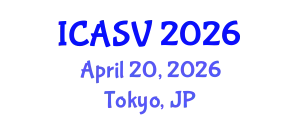 International Conference on Animal Sciences and Veterinary (ICASV) April 20, 2026 - Tokyo, Japan