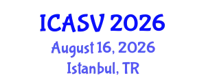 International Conference on Animal Sciences and Veterinary (ICASV) August 16, 2026 - Istanbul, Turkey