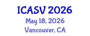 International Conference on Animal Sciences and Veterinary (ICASV) May 18, 2026 - Vancouver, Canada