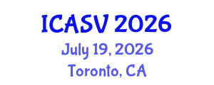 International Conference on Animal Sciences and Veterinary (ICASV) July 19, 2026 - Toronto, Canada