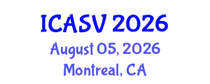 International Conference on Animal Sciences and Veterinary (ICASV) August 05, 2026 - Montreal, Canada