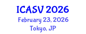 International Conference on Animal Sciences and Veterinary (ICASV) February 23, 2026 - Tokyo, Japan