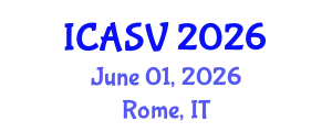 International Conference on Animal Sciences and Veterinary (ICASV) June 01, 2026 - Rome, Italy