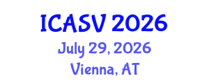 International Conference on Animal Sciences and Veterinary (ICASV) July 29, 2026 - Vienna, Austria