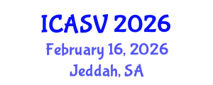 International Conference on Animal Sciences and Veterinary (ICASV) February 16, 2026 - Jeddah, Saudi Arabia