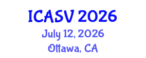 International Conference on Animal Sciences and Veterinary (ICASV) July 12, 2026 - Ottawa, Canada