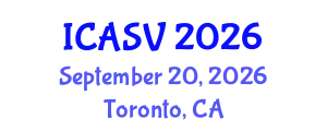 International Conference on Animal Sciences and Veterinary (ICASV) September 20, 2026 - Toronto, Canada