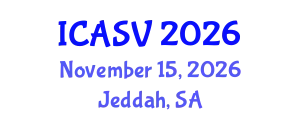 International Conference on Animal Sciences and Veterinary (ICASV) November 15, 2026 - Jeddah, Saudi Arabia