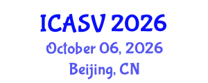 International Conference on Animal Sciences and Veterinary (ICASV) October 06, 2026 - Beijing, China