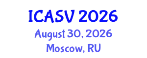 International Conference on Animal Sciences and Veterinary (ICASV) August 30, 2026 - Moscow, Russia