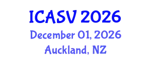 International Conference on Animal Sciences and Veterinary (ICASV) December 01, 2026 - Auckland, New Zealand