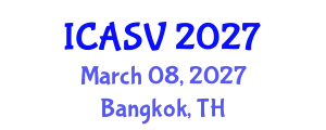 International Conference on Animal Sciences and Veterinary (ICASV) March 08, 2027 - Bangkok, Thailand