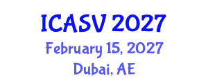 International Conference on Animal Sciences and Veterinary (ICASV) February 15, 2027 - Dubai, United Arab Emirates