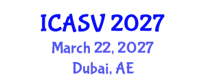International Conference on Animal Sciences and Veterinary (ICASV) March 22, 2027 - Dubai, United Arab Emirates