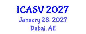 International Conference on Animal Sciences and Veterinary (ICASV) January 28, 2027 - Dubai, United Arab Emirates