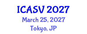 International Conference on Animal Sciences and Veterinary (ICASV) March 25, 2027 - Tokyo, Japan