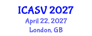 International Conference on Animal Sciences and Veterinary (ICASV) April 22, 2027 - London, United Kingdom