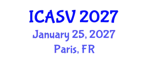 International Conference on Animal Sciences and Veterinary (ICASV) January 25, 2027 - Paris, France