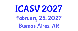 International Conference on Animal Sciences and Veterinary (ICASV) February 25, 2027 - Buenos Aires, Argentina