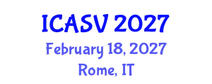 International Conference on Animal Sciences and Veterinary (ICASV) February 18, 2027 - Rome, Italy