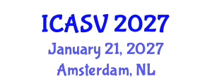International Conference on Animal Sciences and Veterinary (ICASV) January 21, 2027 - Amsterdam, Netherlands