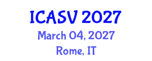 International Conference on Animal Sciences and Veterinary (ICASV) March 04, 2027 - Rome, Italy