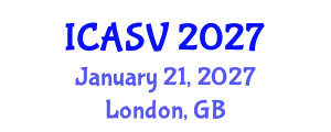 International Conference on Animal Sciences and Veterinary (ICASV) January 21, 2027 - London, United Kingdom