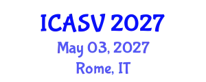 International Conference on Animal Sciences and Veterinary (ICASV) May 03, 2027 - Rome, Italy