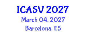International Conference on Animal Sciences and Veterinary (ICASV) March 04, 2027 - Barcelona, Spain
