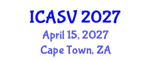 International Conference on Animal Sciences and Veterinary (ICASV) April 15, 2027 - Cape Town, South Africa