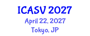 International Conference on Animal Sciences and Veterinary (ICASV) April 22, 2027 - Tokyo, Japan