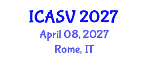 International Conference on Animal Sciences and Veterinary (ICASV) April 08, 2027 - Rome, Italy