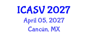 International Conference on Animal Sciences and Veterinary (ICASV) April 05, 2027 - Cancún, Mexico